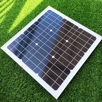 18v Monocrystalline Glass Mono Solar Panels 25 Watts Waterproof Custom Solar Panel 25w