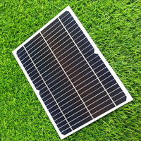 Small 170x230mm Glass Frameless Photovoltaic Solar Panel 12V/6W 12 Volt 