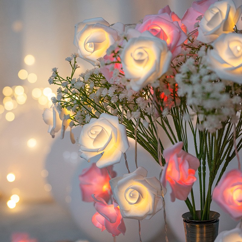 Rose Flower Blossom LED String Light Premium Quality Decorative Lighting