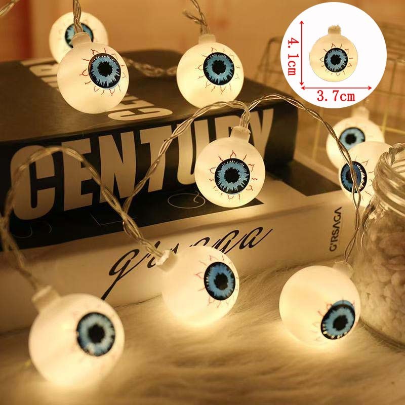 Halloween LED String Light Custom Eyeball Festival Night 10 LED Indoor Decorative Lights