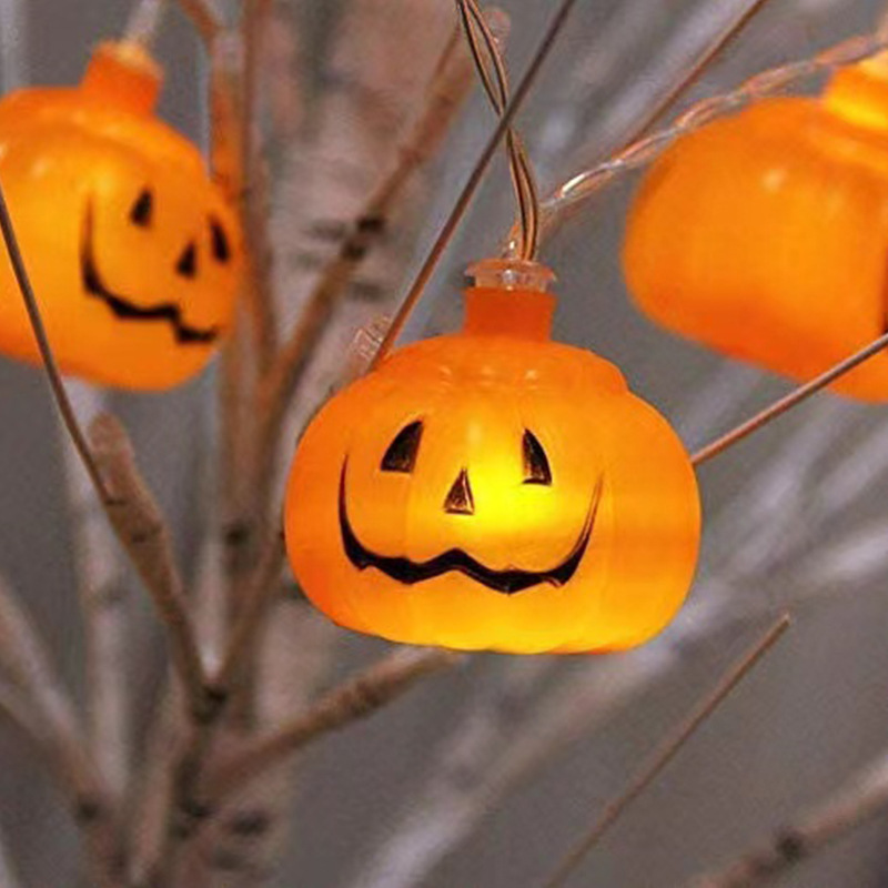 Decorative Lights Lighting Halloween Pumpkin String Lights 3 Meters 20 Pieces
