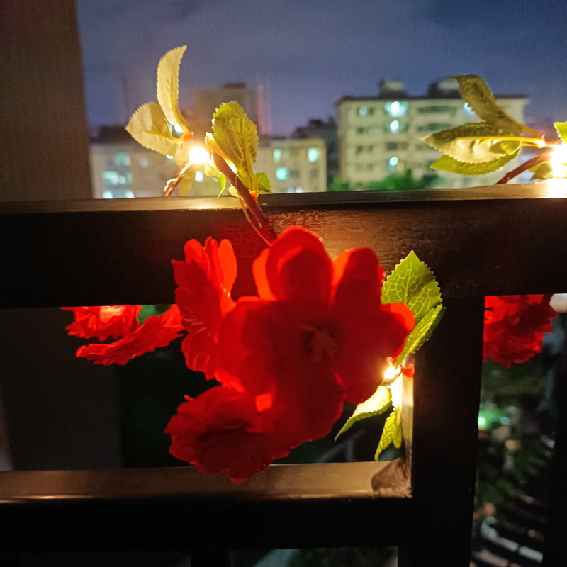Christmas String 20 Led Lights Decorative Flowers Fairy Lights