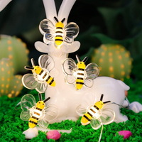 Clear Yellow Bee Sunflower 20 Micro Mini LED String Lights Hot Christmas Party Festival Decoration