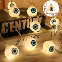 Halloween LED String Light Custom Eyeball Festival Night 10 LED Indoor Decorative Lights