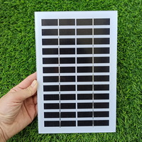 12V 2.5W Glass Small Solar Mono Panels 12volt
