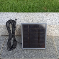 Plastic Black Frame 6 Volt Output 1.5w Small Size PV Modules 6v 250ma Solar Panel