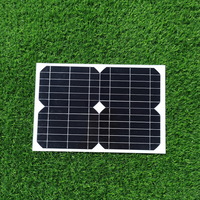 Frameless Glass Monocrystalline Photovoltaic Solar Panel 10W 12 v