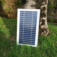 Photovoltaic Glass Solar Panel for Billboard Ad Frame 7 Watt Solar Panel 9v 7w Polycrystalline