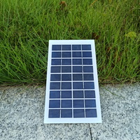 Solar Cell 3w Glass Polycrystalline Solar Panels 215x 125 mm Small Solar Panel 9v