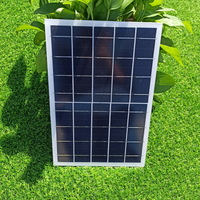 Polycrystalline 10W 5V 2A Tempered Glass Solar Panel
