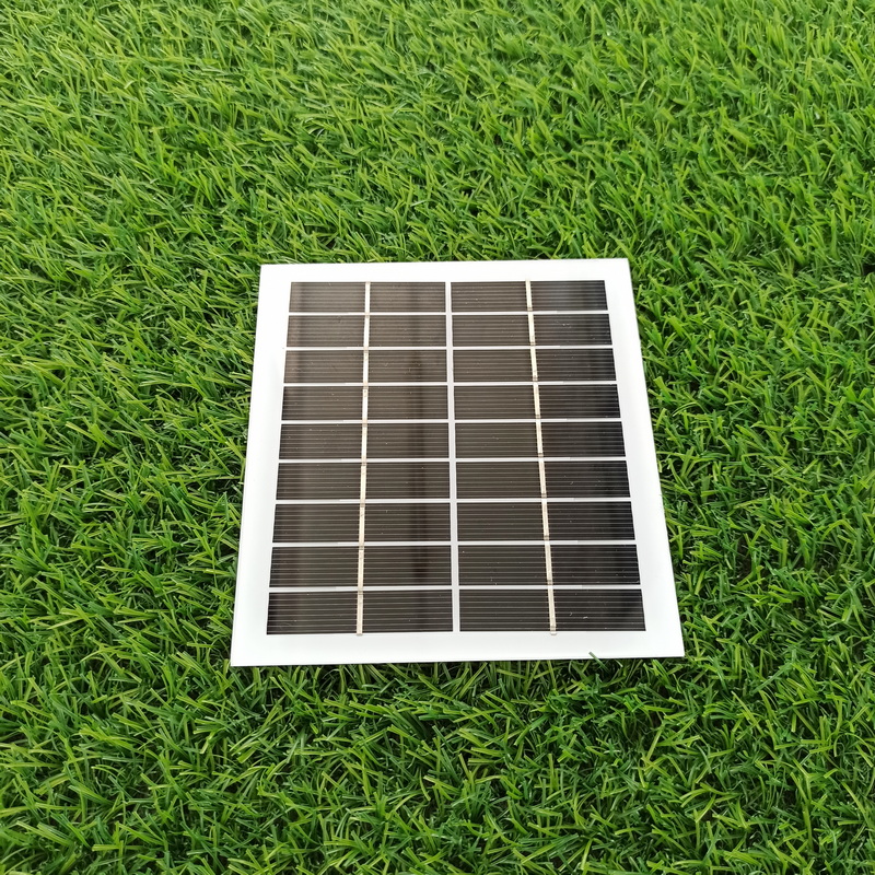 125x135 Cheap PV Module Price Small Size 2 Watt Glass Solar Panel 9 v Frameless 2w