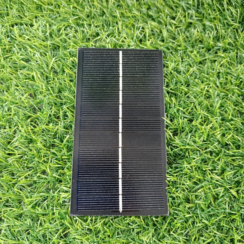 Photovoltaic Luminous Garden Lights Solar Panels 130x70 mm 1.5w Mini Glass Solar Panel