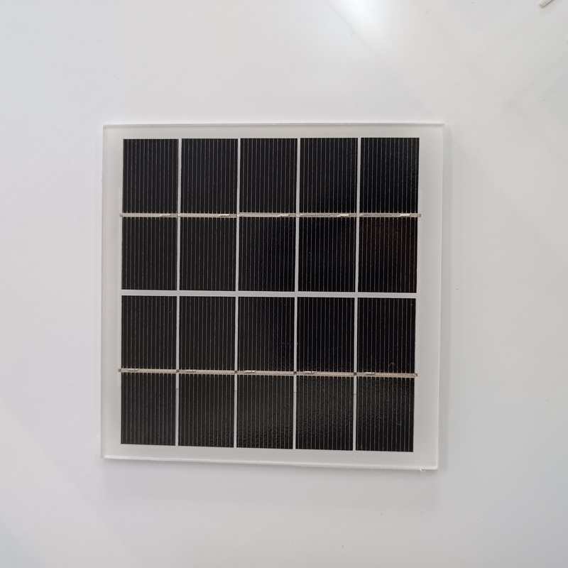Small Size Sollar Cell Tiny 3.7v Solar Panel for Fan 5v 4w Chinese Mini Glass Mono Solar Panels