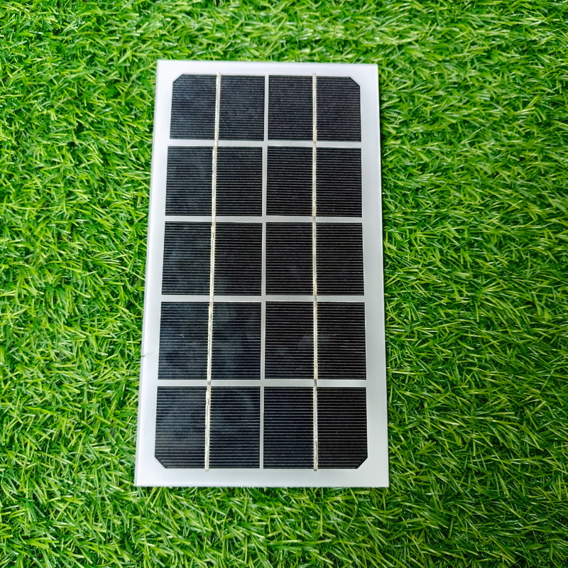 Battery Charging 800ma Mono Glass PV Module 4w 5v Solar Panels with Plug 220x120 mm