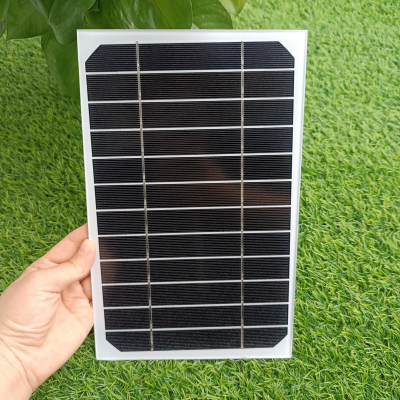 Photovoltaic Glass with Aluminum Frame Monocrystalline Solar Plate 25 Watt Solar Panel