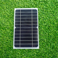 China 6V 4W Monocrystalline Glass Laminated Frameless Solar Panel