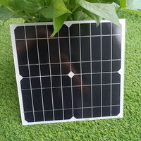Mini Solar Panel 300x200mm Tempered Glass Solar Plate 350x250mm 4 Volt 10v 11w