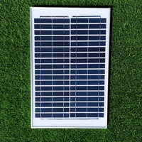 Poly Frame Panneau Solaire18 Volt Glass Polycrystalline Paca Solar 12v 25w