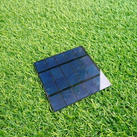 Mini 110x110 Panneau Solaire Polycrystalline Solar Panel Frame Single Glass Laminated 5V 1.5W