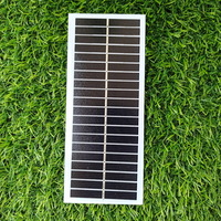 Low Sqm Solar Panels Frameless Glass Solar PV Module 10v 2w 2 Watt Small Solar Panel 2 w