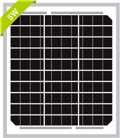5w Solar Panels Monocrystalline Manufacturing High-Efficiency 5 Watt Custom Solar Panal
