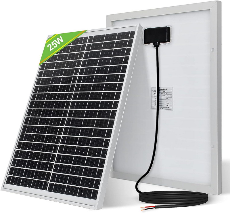 25w Solar Panel Modulel for Charing 12V Battery Pack Off-Grid Applications 18v Solar Panels 25 Watt