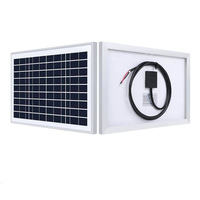 10 Watt 12 Volt Solar Panel Mini Glass PV Module 10 15 20 35 40W 18V 555ma Poly