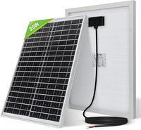 25w Solar Panel Modulel for Charing 12V Battery Pack Off-Grid Applications 18v Solar Panels 25 Watt