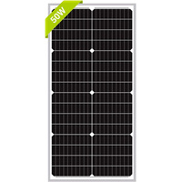 50watt for Battery Charging of Boat RV 50Watts 12 Volts 50w 12v Solar Panel