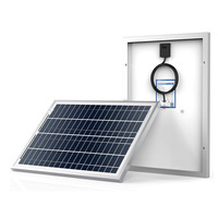 Customised 25 Watt 18v Glass Polycrystalline Mini Solar PV Panel 12v 25W