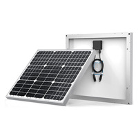 50 Watts Solar Panels 50w Photovoltaic Tempered Glass Laminated 18v 50w Mono Solar Panel
